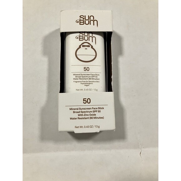 New Sun Bum Mineral Sunscreen SPF 50 Face Stick exp 03/2026 - Picture 1 of 3